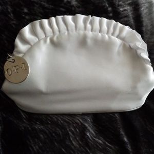 OPI satin cosmetic mini travel bag